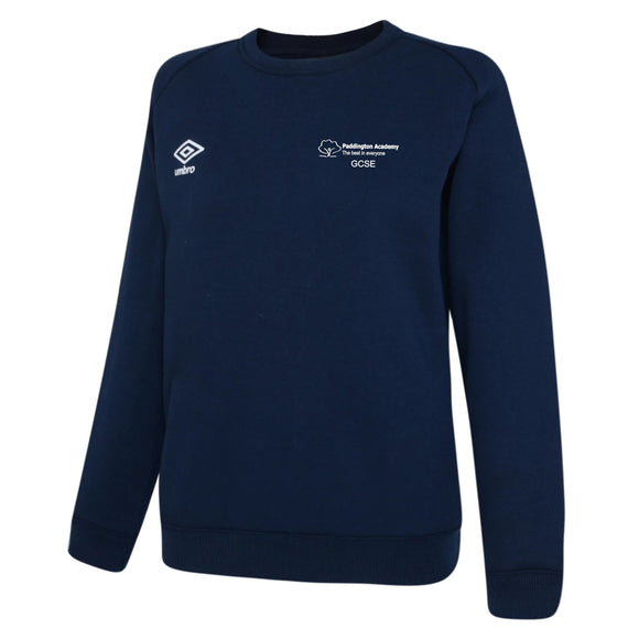 Paddington Academy GCSE Club Sweatshirt Navy Umbro