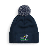 YATA Pom Pom Beanie Hat Navy (Copy)