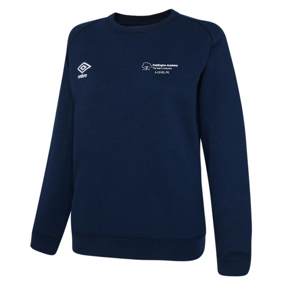 Paddington Academy A LEVEL Club Sweatshirt Navy Umbro