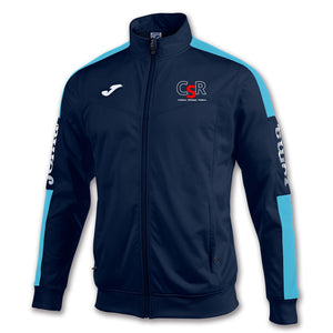 CSR Academy Joma Coach Track Jacket With Initials Navy/Turquoise